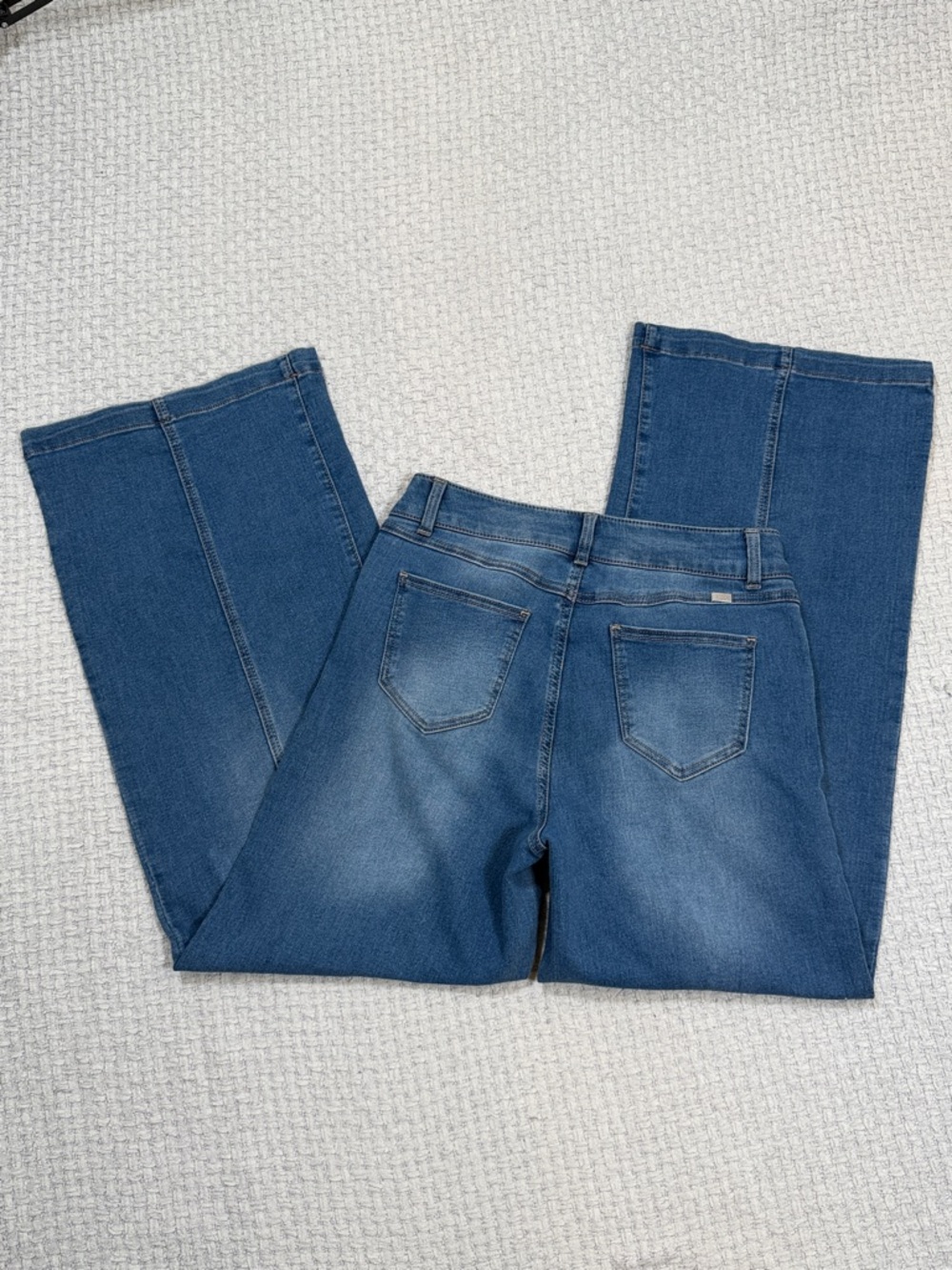 Women’s 1822 Denim Style #CJ32M2447C7 Wide Leg High Waist Pants Jeans  Size 8 - Picture 2 of 14
